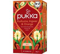 Pukka Curcuma Zenzero e Arancia Bio 20 bustine 36 g - Tisana