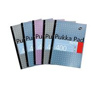 PUKKA PAD A4 REFILL 400SHEET BLUE PK5