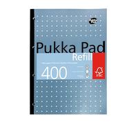 Pukka Pad di ricarica A4, 400 pagine (i colori possono variare) A4 Refill 400Page