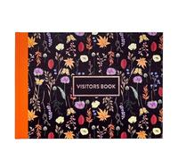 Pukka Pad - Libro per visitatori, formato A4, con copertina rigida e copertina rigida, 96 pagine con 768 spazi di ingresso e carta da 120 g/m², registro degli ospiti con accesso e uscita per lavoro