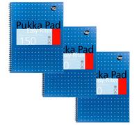 Pukka Pad Metallic Easy-Riter ERM009 Quaderno A4 150 Pagine Confezione Da 3