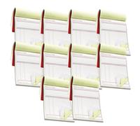 Pukka Pad NCR - Blocco per fatture duplicate senza carbone, blocco per fatture personalizzate, fogli numerati facili da strappare, per piccole imprese e fatture autonome, confezione da 10