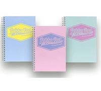 Pukka Pad Pastel A5 Jotta Notebook, Pack of 3
