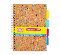 Pukka Pad, Pukka Planet B5 Cork Project Book - Twin Wire Bound Notebook with 200