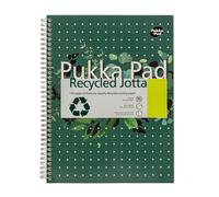 Pukka Pad, Recycled A4 Writing Pad - Pack of 3 Wirebound Notebooks with 110 Page