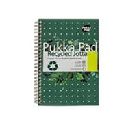 Pukka Pad, Recycled A5 Writing Pad - Pack of 3 Wirebound Notebooks with 110 Page