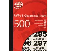 Pukka Pads Value Cloakroom Tickets nummeriert Tombola-Lose (Raffle), 6 Stück 1 R