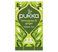 Pukka Tisane, Lemongrass & Ginger, TIsana Biologica Con Citronella e Zenzero, Ideale per stimolare e rinfrescare la giornata, 20 Filtri