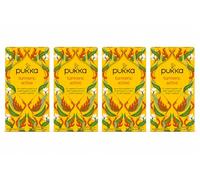 Pukka TURMERIC ACTIVE Con Zenzero, Curcuma, Ortica e Arancia, Ideale Per Rimanere Attivi, con 20 Filtri e ora a CONFEZIONE DA 4!
