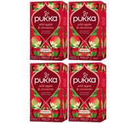 Pukka Wild Apple & Cinnamon - 20 bustine di tè (confezione da 4)