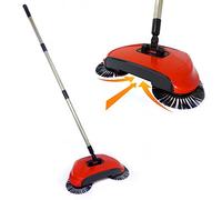 Pukkr Scopa automatica della spazzatrice per la pulizia della famiglia con 360 rotazione