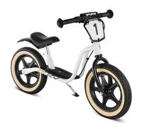 PUKY LR 1L BR Supermoto Bicicletta Bianco | Top Performance per Racer | Telaio in acciaio riciclato durevole | Massima sicurezza e comfort | Aspetto elegante con piastra numerica | Ideale per bambini