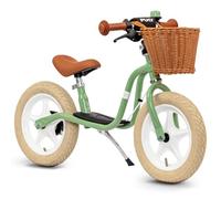 PUKY LR L Classic Retro Green | Ruota per primi passi 2 1/2 anni | Bicicletta per bambini con freno | Balance Bike | Seduta ergonomica, manopole di sicurezza e imbottitura per manubrio | Sella e