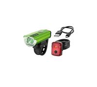 PUKY Set di illuminazione per bicicletta Lumi verde
