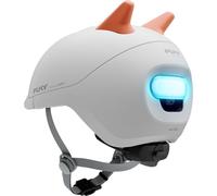PUKY Sparky Junior Helmet | Casco da bicicletta per bambini con fanale posteriore | Casco per bambini 3 anni + (49-53 cm) | Casco leggero per bambini con chiusura magnetica -Fidlock | Casco regolabile