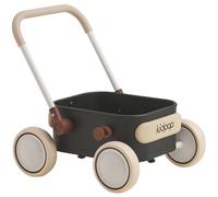 PULA - Girello con ruote, per bambini da 6 a 12 mesi, regalo di compleanno di 1 anno, per interni ed esterni, colore: nero