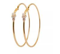 PULABO 1 paio di orecchini a clip in acciaio inossidabile per le donne Orecchini a cerchio finti Orecchini a cerchio a molla per orecchie non forate squisito