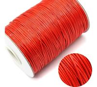 PULABO 10 Metri 1mm 1.5mm Cavo di Cotone Cerato Filo Cerato Cord String Strap Collana Corda Bead Gioielli FAI DA TE Che Fanno per il Braccialetto squisito