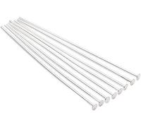 PULABO 200 Pcs Testa Piatta Spilli Risultati T Spilli Filo Headpins Collane Bracciali Orecchini Creazione di Gioielli Cristalli Lampada Bead Accessori FAI DA TE squisito