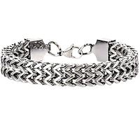 PULABO 5/10/12 mm di larghezza vintage bracciale a catena serpente in acciaio inossidabile da uomo regalo di gioielli cool squisito