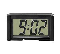 Pulabo - Mini Orologio per Auto, Auto Camion, Cruscotto, Tempo, Staffa Autoadesiva, Orologio Elettronico Digitale, di Qualità Adorabile e Pratico