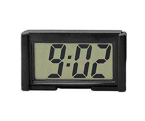 Pulabo - Mini Orologio per Auto, Auto Camion, Cruscotto, Tempo, Staffa Autoadesiva, Orologio Elettronico Digitale, di Qualità Adorabile e Pratico
