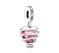 PULABO Moda Argento 925 Hotair Balloon Luce Charm Bead Ciondolo Fit Bracciale Fai Da Te Fine Gioielli Regalo moda