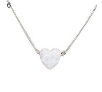 PULABO Nuovo charm con ciondolo a forma di cuore, palma e elefante, collana girocollo in catena per donna, gioiello di alta qualità - 1 pezzo funzionale