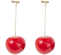 PULABO Orecchini pendenti con ciliegie Orecchini pendenti con frutta carina Orecchini con gioielli con ciondoli Orecchini per donne e ragazze moda