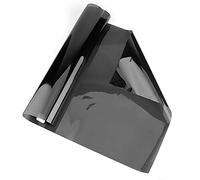 Pulabo Pellicola per finestrini auto di qualità premium, 1 m x 50 cm, 15% di trasmissione della luce visibile, nera, per finestrini auto, casa, ufficio, con raschietto, vantaggi sostanziali
