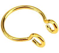 PULABO Piercing finti Cerchio per anello al naso 8mm, Cerchio per piercing al naso Anelli per naso non penetranti in acciaio inossidabile Cerchio gioielli moda