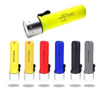 Pulabo Q5 Led Impermeabile Scuba Diver Diving Torcia Subacquea Flash Luce Subacquea Riflessione LED Torce Luce Esterna Confortevole ed Ecologico È divertente