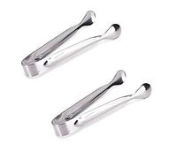 PULABO Simple and Sophisticated DesignPinze per zollette di zucchero Pinzette Clip da tè Ghiaccio per bustina di tè da tè Preparare il tè Zucchero alimentare 11 * 1.6 CM 2 pezzi Pratico e popolare
