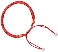 PULABO Uomo Donna Bracciale portafortuna Bracciale fortunato intrecciato Bracciale con corda rossa Bracciale regalo gioielli squisito