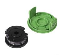 PULaif Bobina di Linea, Bobina in ABS e Filo in Nylon poliammidico for decespugliatore Greenworks 21287 24V con Bobina e Tappo, Diametro 1,5 mm, Lunghezza 6 m