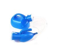 PULaif Bottiglie per orinatoi da Uomo, Orinatoio da Uomo da 2000 ml con Tubo e Sacca for urina Blu 26x13,5 cm