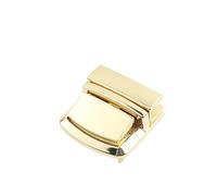PULaif Chiusura a Torsione, Confezione da 10 Chiusure a Scatto in Lega Multicolore 33x35 mm(Light Gold)