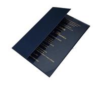 PULaif Confezione da 50 pezzi, senza foglio interno, senza busta, senza sigillo di cera, senza nastro, senza fiori, for matrimonio, fidanzamento, anniversario (rosso).(Dark Blue)