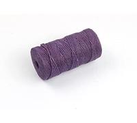 PULaif Corda di spago di Iuta, Corda di Canapa e spago di Iuta, Larghezza 2 mm, 100 Metri/Rotolo, for Fai da Te, Artigianato, Carta da Regalo, Viola Scuro