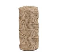 PULaif Corda di spago di Iuta, Corda di Canapa, spago di Iuta Naturale, Rotolo da 100 m, Decorazioni Artigianali, Fai da Te, Scrapbooking, Giardinaggio, Matrimoni