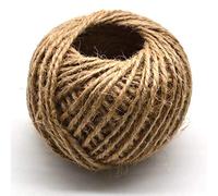 PULaif Corda di spago di Iuta, Corda di Iuta, Corda di Canapa, 2 mm x 30 m/Rotolo Multicolore(Jute)