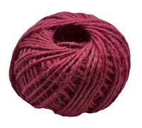 PULaif Corda di spago di Iuta, Corda di Iuta, Corda di Canapa, 2 mm x 30 m/Rotolo Multicolore(Rose)
