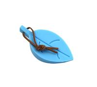 PULaif Cunei fermaporta, Fermaporta in Silicone a Forma di Foglia Multicolore 9,5x5 cm(Blue)