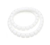 PULaif Filo per la Gestione dei Cavi, Organizzatore for Cavi a Spirale for la Gestione dei Cavi, Multicolore, Diametro 8-30 mm, Lunghezza 1-10 m(White,15MM-3 Meters)