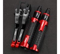 PULaif Freno a Mano Kit Leve Freno Frizione Universale Regolabile per Motocicletta per Aprilia Tuono V4R 2016 2015 2014 2013 2012 2011 Multicolore