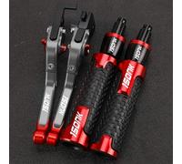 PULaif Freno a Mano Leve Freno Frizione Moto 7/8" 22MM per CFMOTO 150NK 150 NK 2019-2024 2023 2022 2021 2020 Manubrio Manopole Accessori Multicolore(Red)