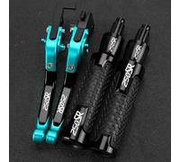 PULaif Freno a Mano per CFMOTO 250SR 250 SR 2017-2024 2023 2022 2021 2020 2019 2018 Leve Freno Frizione Moto Regolabili Manopole estremità Manubrio Multicolore(Black)