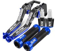 PULaif Freno a Mano Set di Leve Freno Frizione Moto Leva Freno per Suzuki RV125 RV 125 2003-2016 2015 2014 2013 2012 2011 2010 2009 2008 Multicolore(Blue)