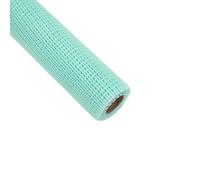 PULaif Nastri di Raso Spessi e Larghi, Tulle con Fori Grandi, Nastro Decorativo in Rete, Nastro Regalo Largo, for Confezioni Regalo di Fiori Fai da Te, Decorazione da tavola, Compleanno(Blue Sea)