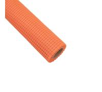 PULaif Nastri di Raso Spessi e Larghi, Tulle con Fori Grandi, Nastro Decorativo in Rete, Nastro Regalo Largo, for Confezioni Regalo di Fiori Fai da Te, Decorazione da tavola, Compleanno(Orange)